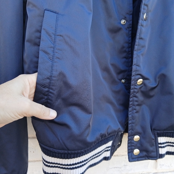 Abercrombie & Fitch Bomber Jacket Small Snap - Picture 3 of 6
